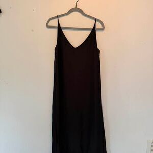 Grana Silk V-Neck Slip Dress Size S